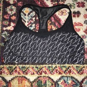 Zella Tops - Zella Sports Bra Black White L Zella Tops - Zella Sports Bra Black White L